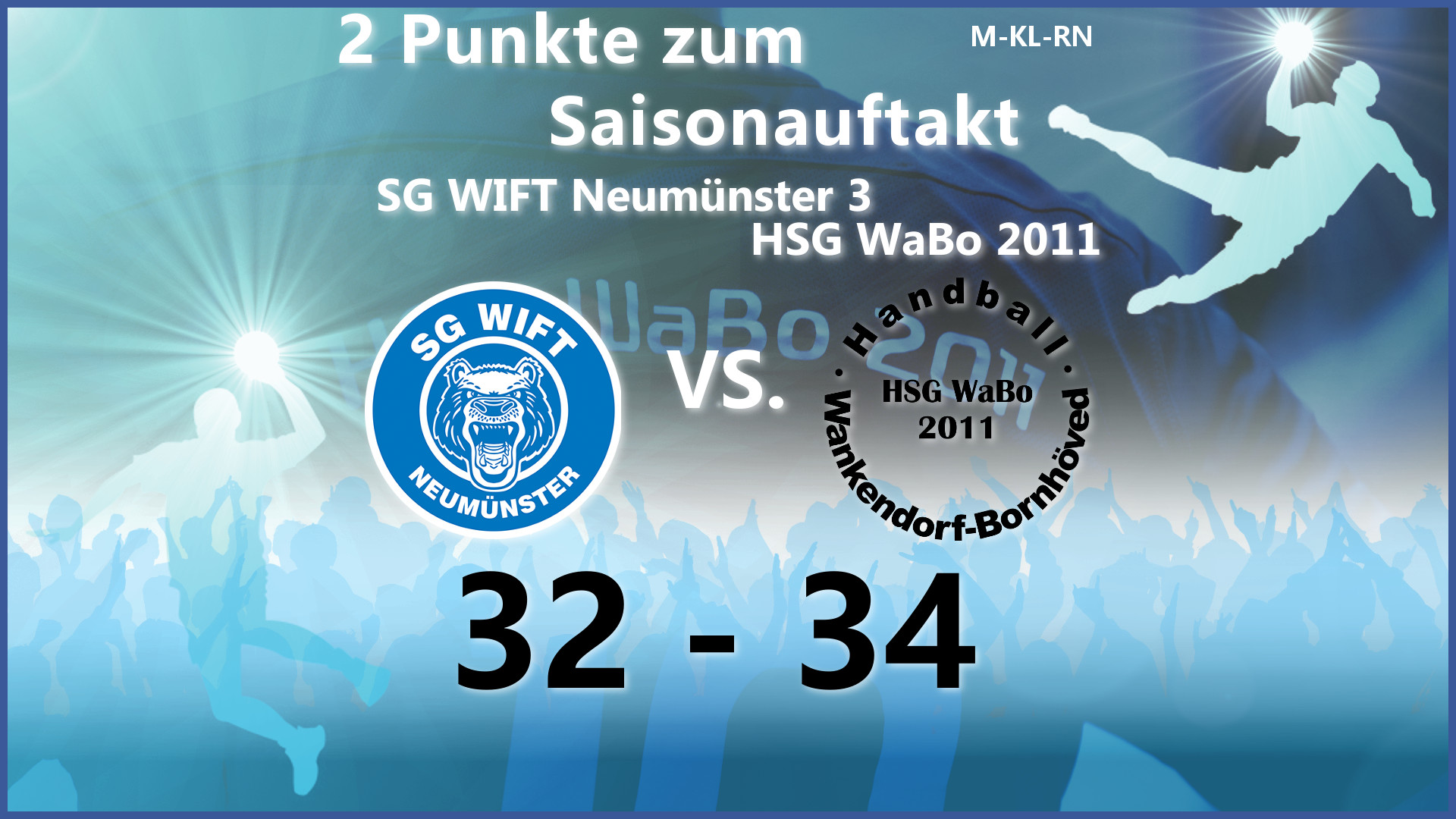 Spielergebnis: SG WIFT Neumünster 3 gegen HSG WaBo 2011