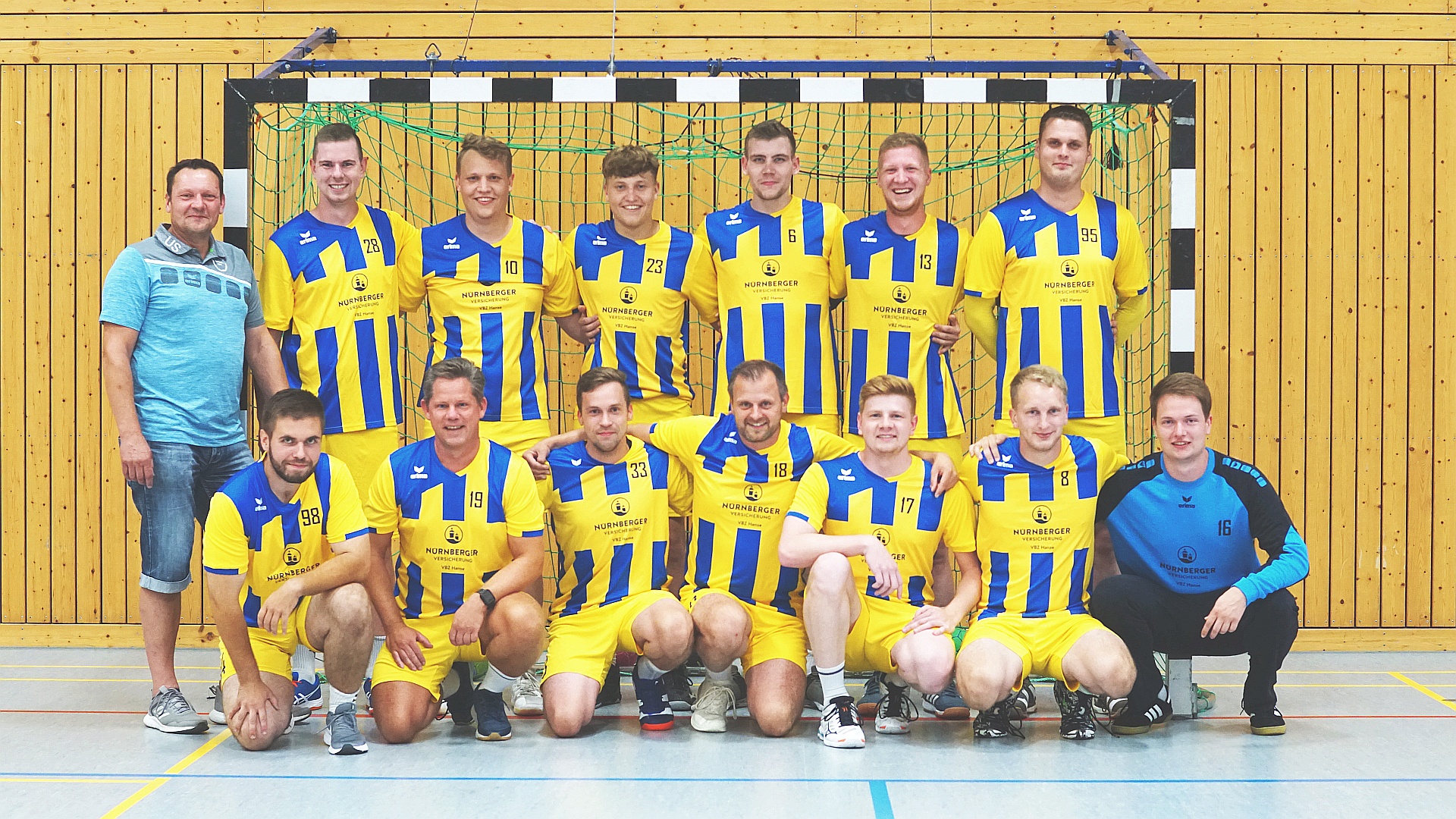 Handball Mannschaftsfoto HSG WaBo Männer Saison 2022/2023