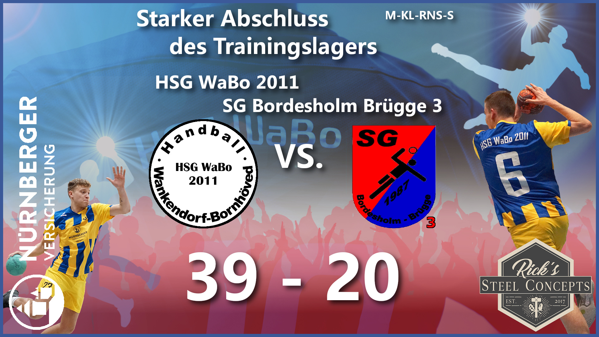 Ergebnis Testspiel HSG WaBo 2011 gegen SG Bordesholm Brügge 3