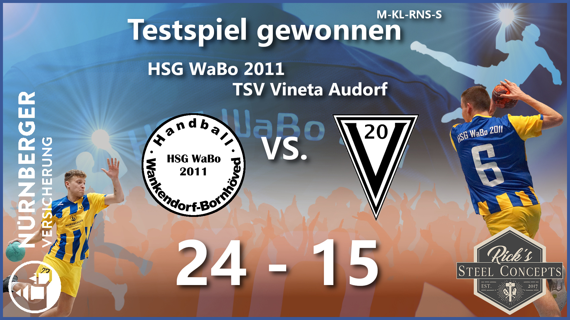 Testspiel gewonnen - WaBo 2011 gegen TSV Vineta Audorf