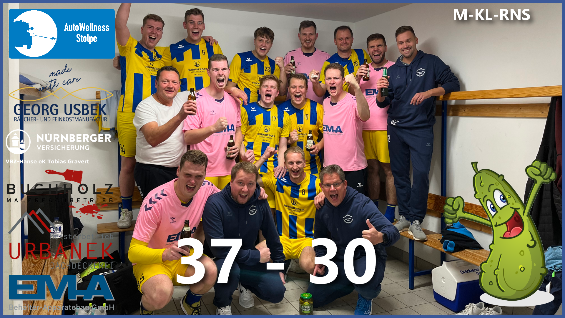 Ergebnis HSG WaBo 2011 gegen SG Bordesholm Brügge 3 - Kreisliga Männer Rendsburg Neumünster Segeberg Saison 2023/2024