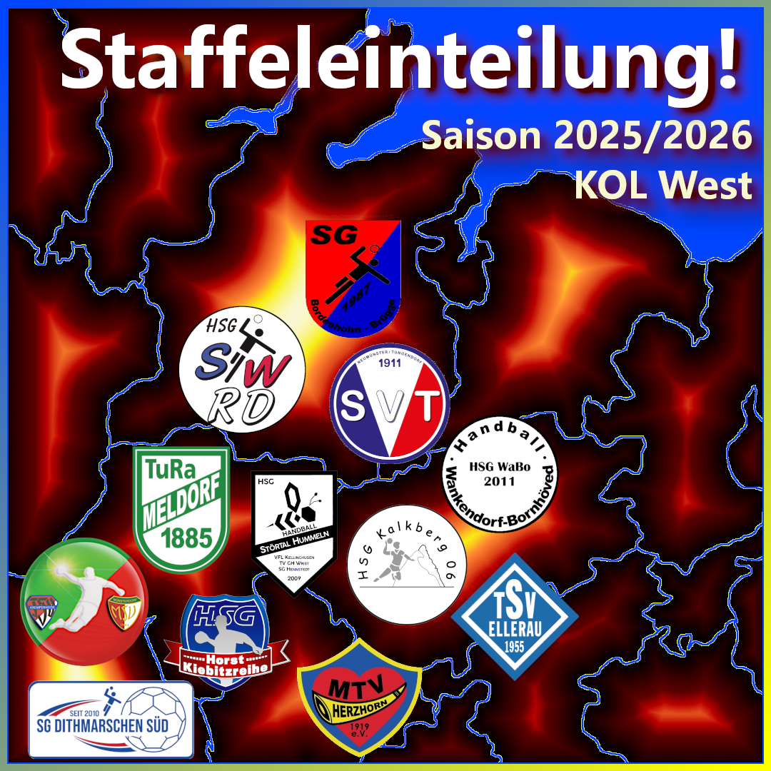 Staffeleinteilung Kreisoberliga West 2025/2026 Staffeleinteilung Kreisoberliga West 2025/2026