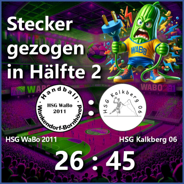 Stecker gezogen in Hälfte 2