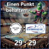 HSG WaBo 2011 vs. SG Dithmarschen Süd Kreisoberliga Männer Saison 2025/2026